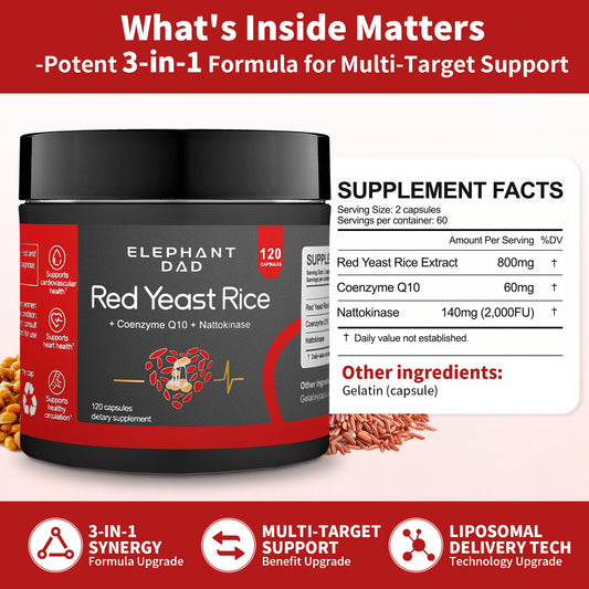 Red Yeast Rice with Nattokinase & CoQ10